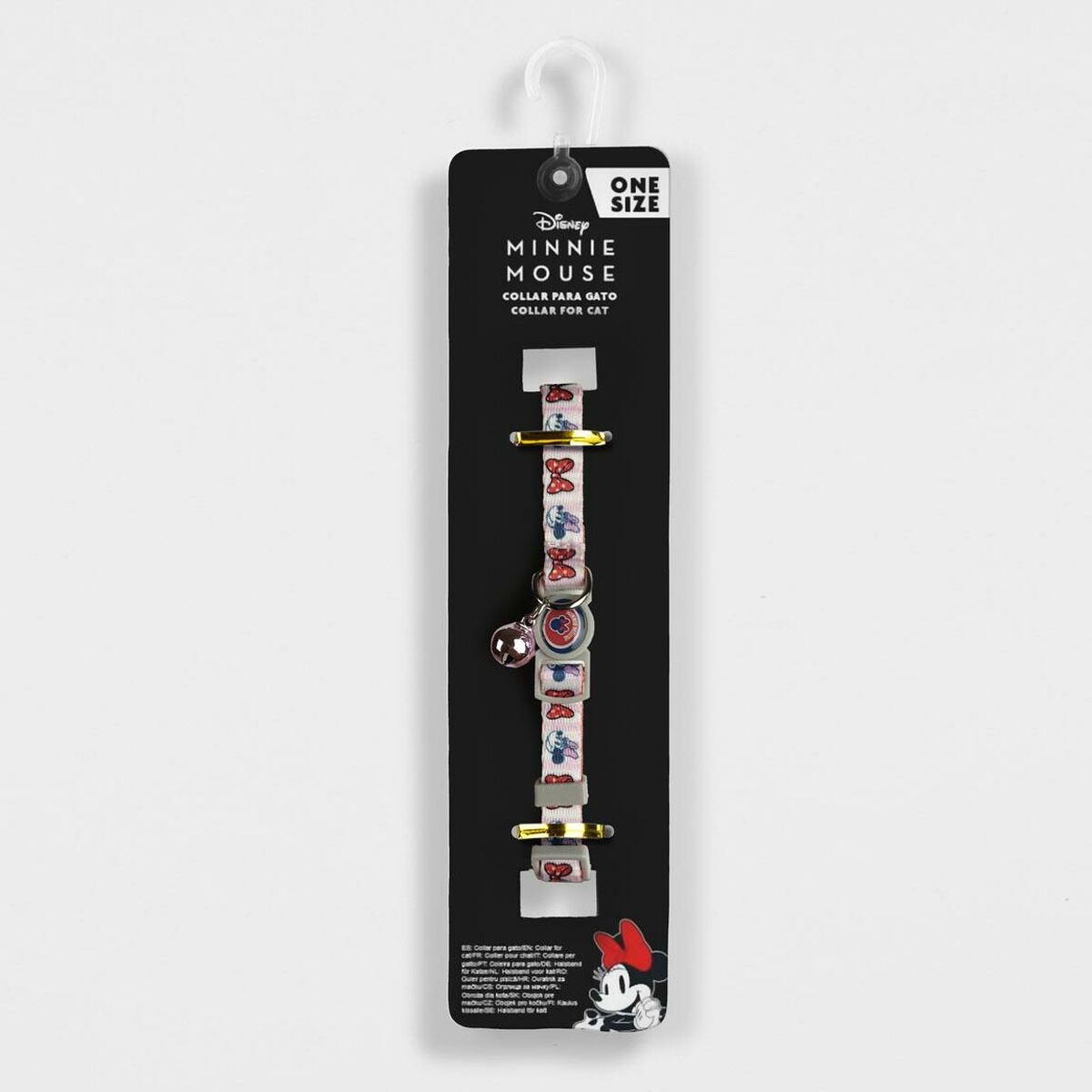Kattenhalsband Minnie Mouse Roze